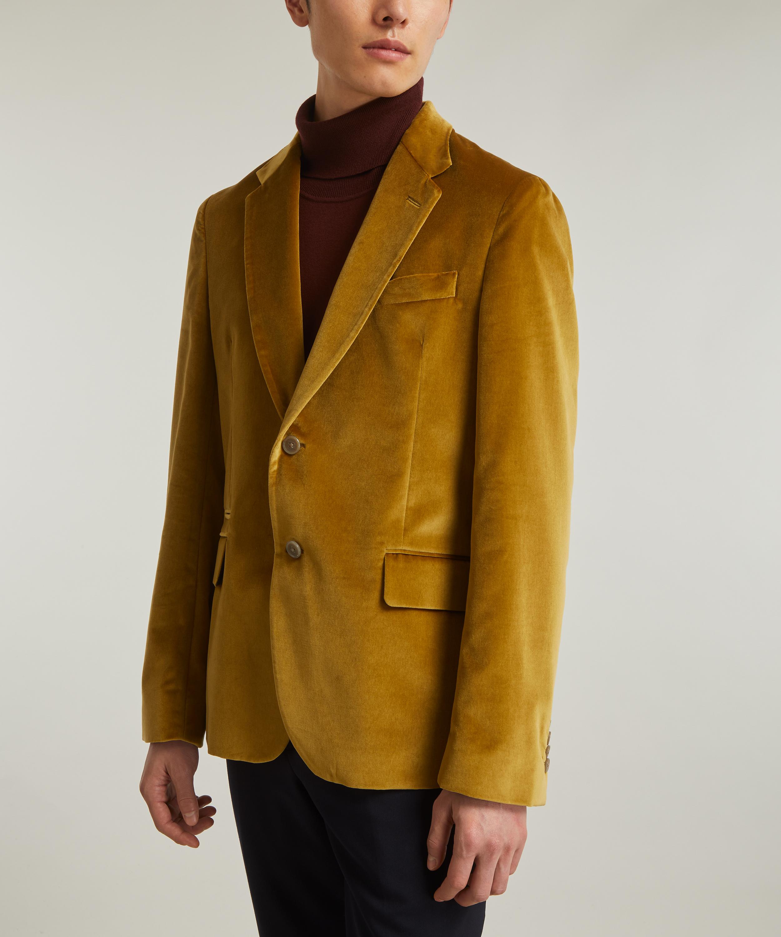 Paul Smith Chartreuse Velvet Blazer Liberty