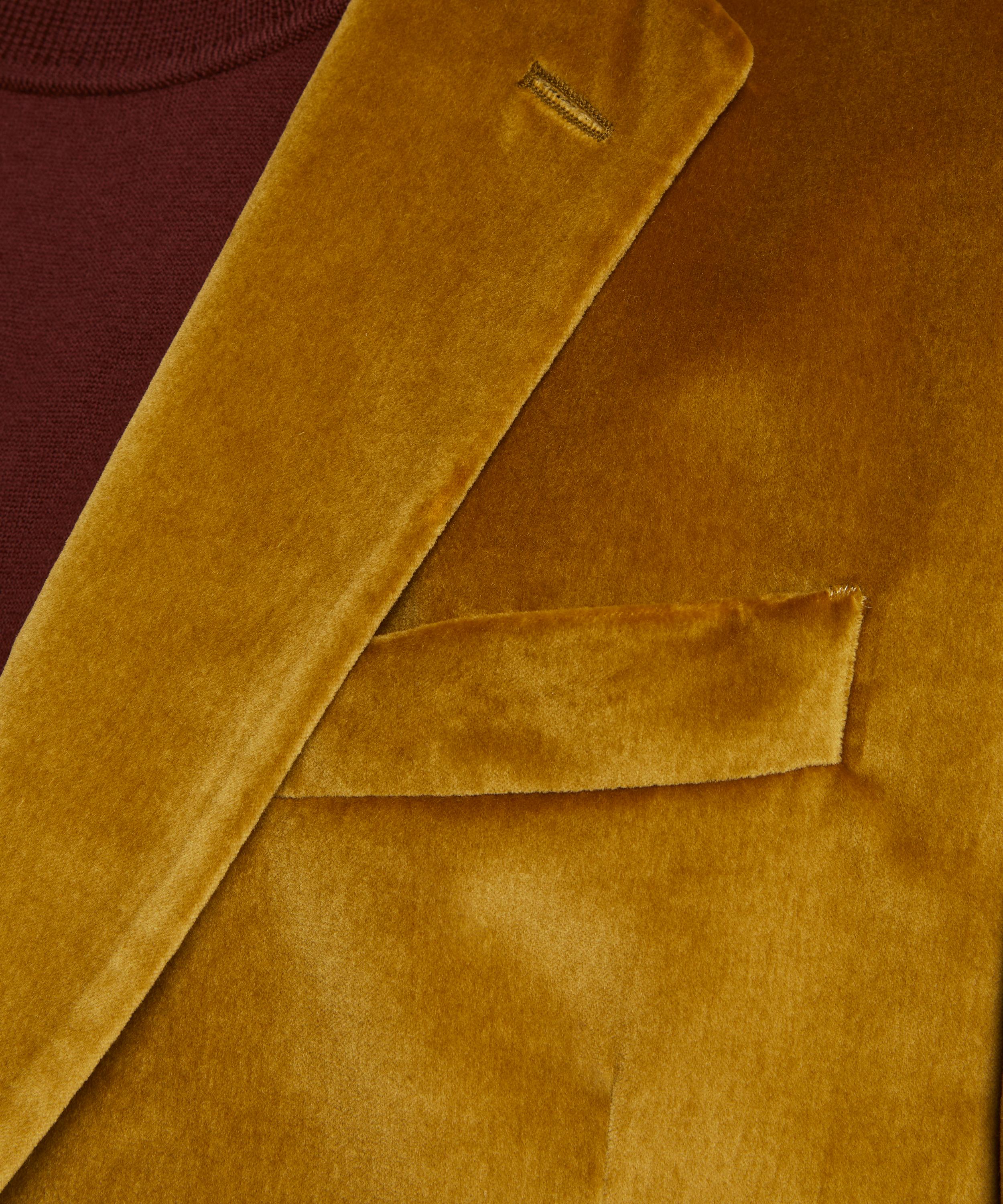 Paul Smith - Chartreuse Velvet Blazer image number 4