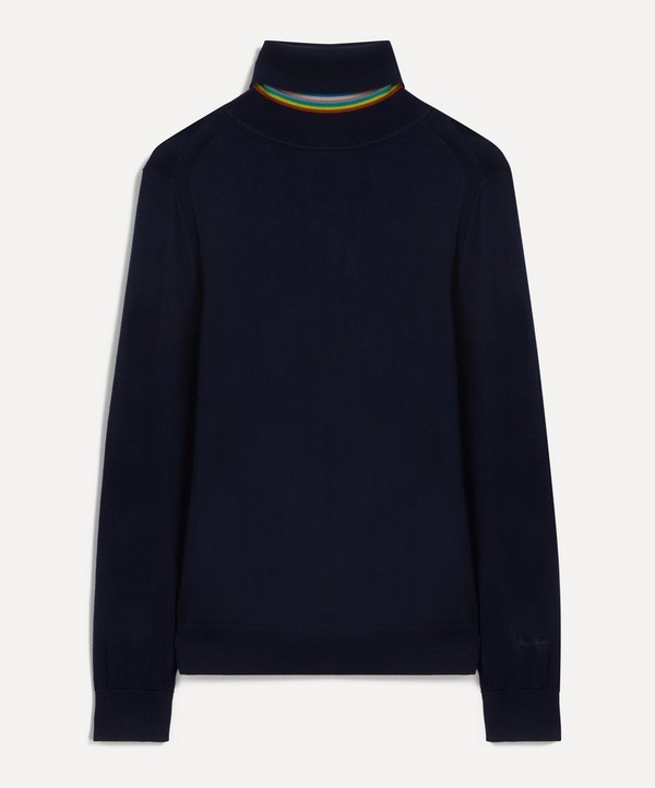Paul Smith - Merino Wool Roll-Neck Jumper image number null