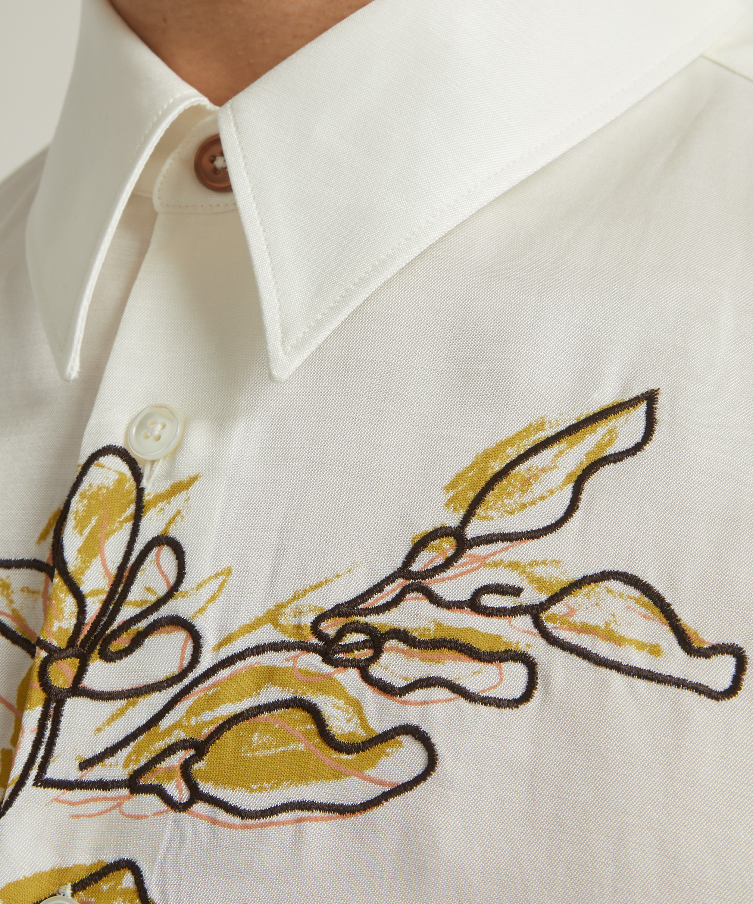 Paul Smith Embroidered Laurel Shirt | Liberty