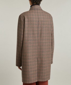 Paul Smith - Houndstooth Wool Tweed Overcoat image number 3