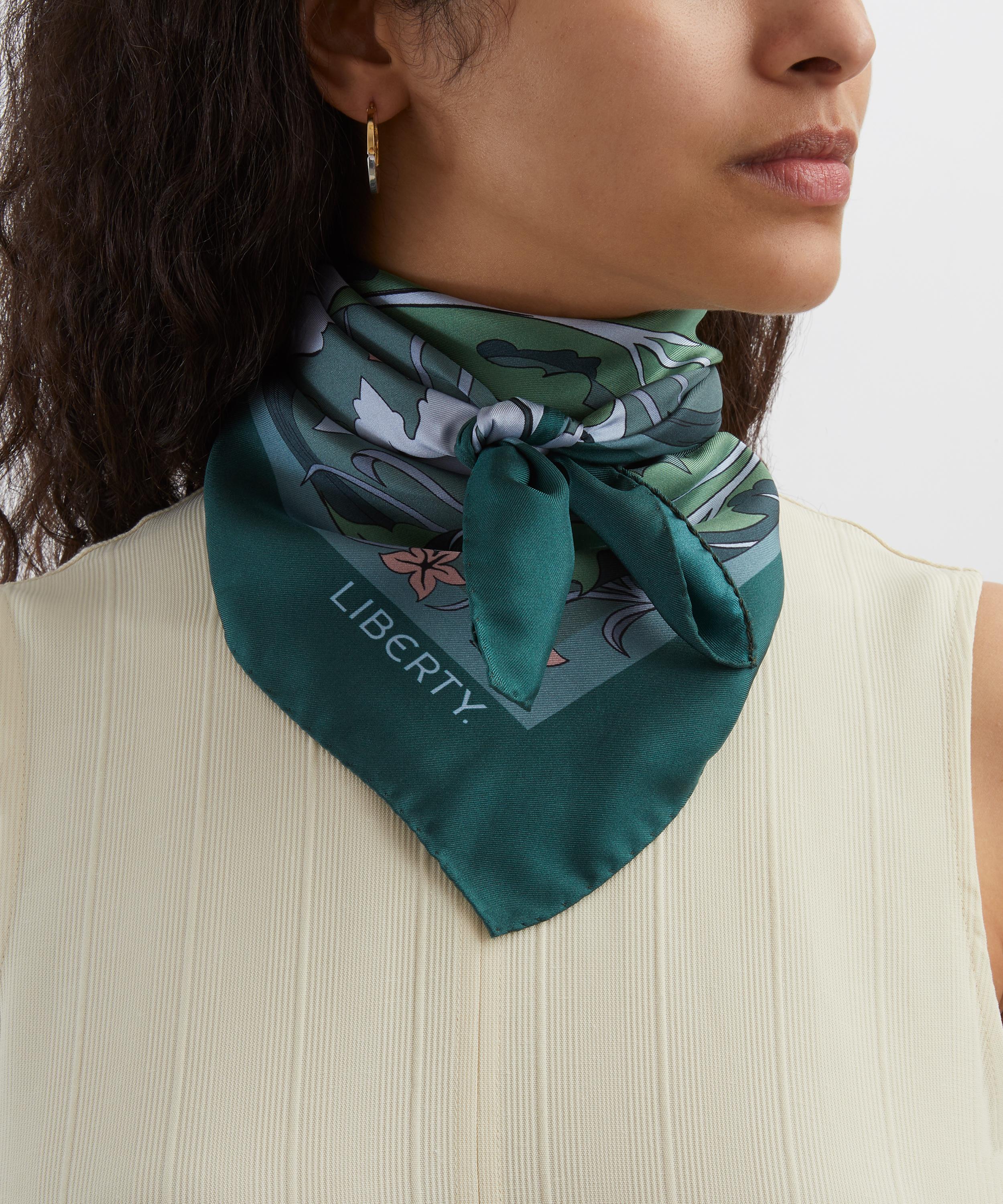 Liberty - May’s Garden 70x70 Silk Scarf image number 1