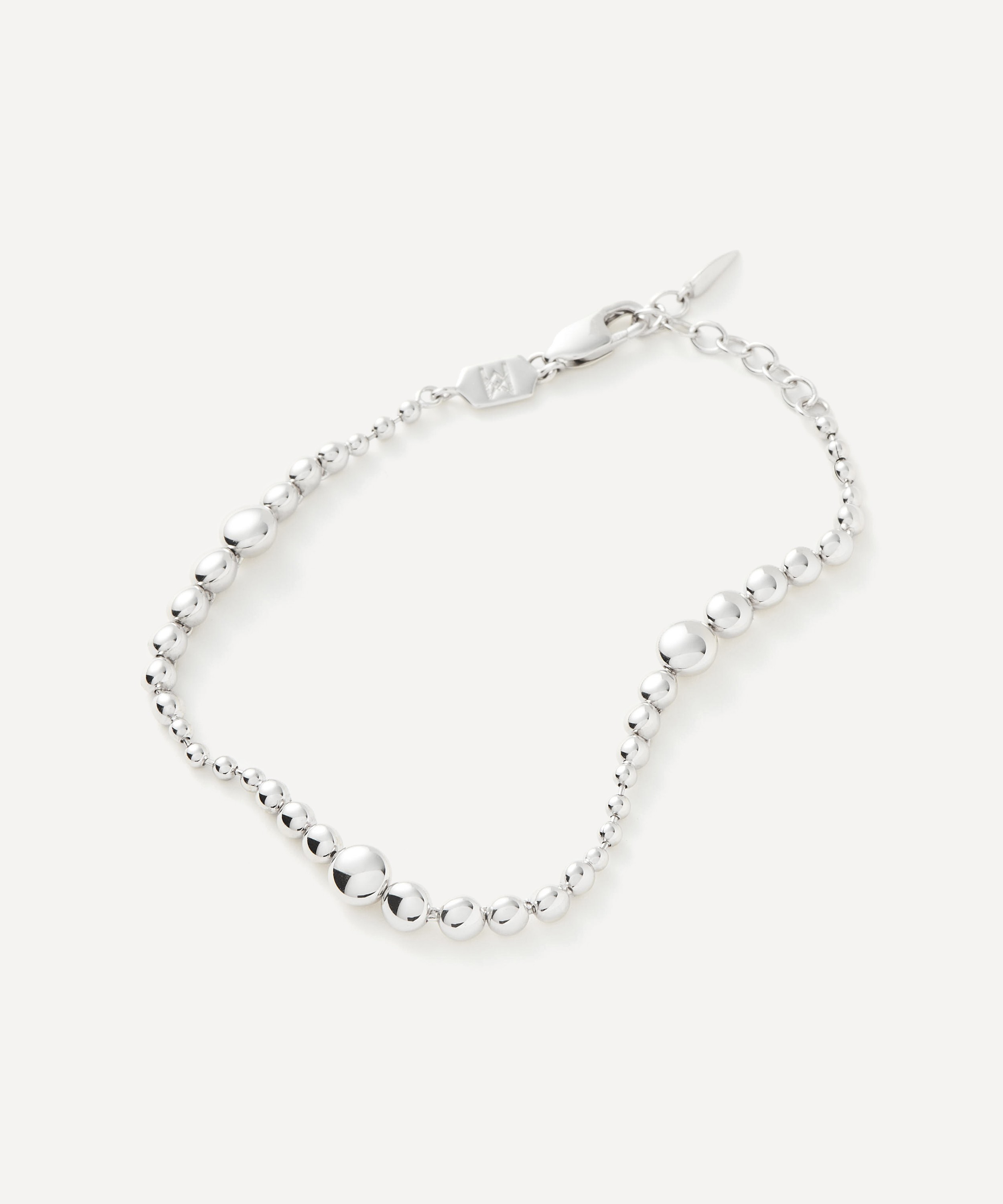 Missoma - Sterling Silver Articulated Beaded Bracelet image number 4