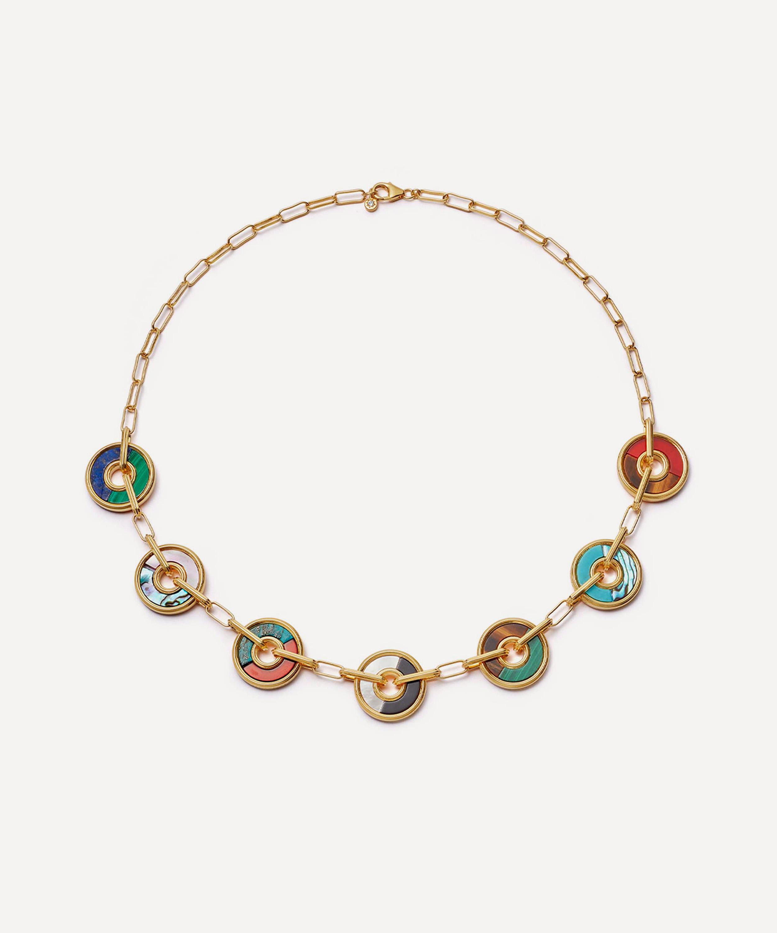 Astley Clarke - 18ct Gold-Plated Vermeil Silver Fuse Multi Necklace image number 0