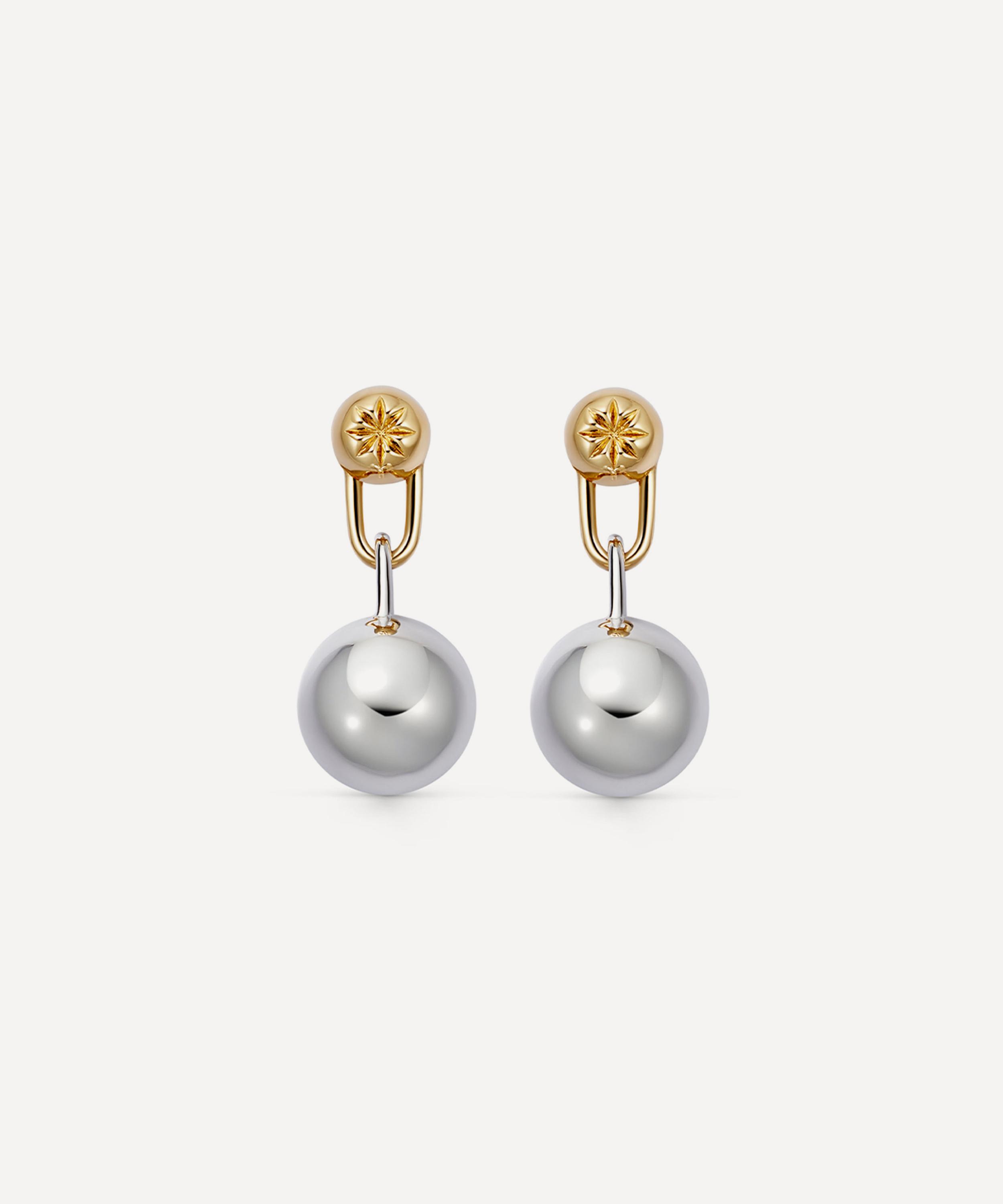 Astley Clarke - 18ct Gold-Plated Vermeil Silver Aurora Drop Earrings image number 0