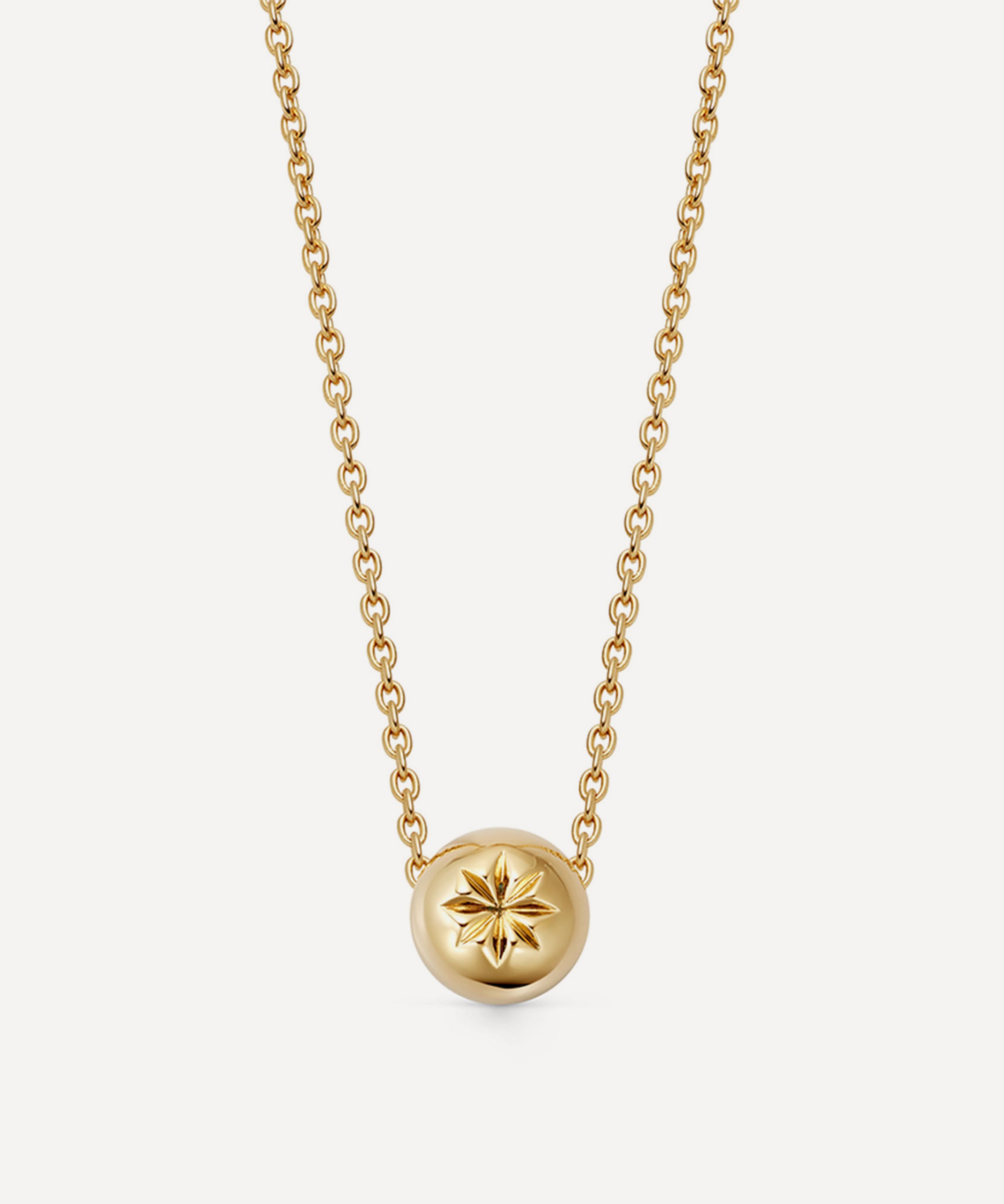 Astley Clarke - 18ct Gold-Plated Vermeil Silver Aurora Atom Pendant Necklace image number 0
