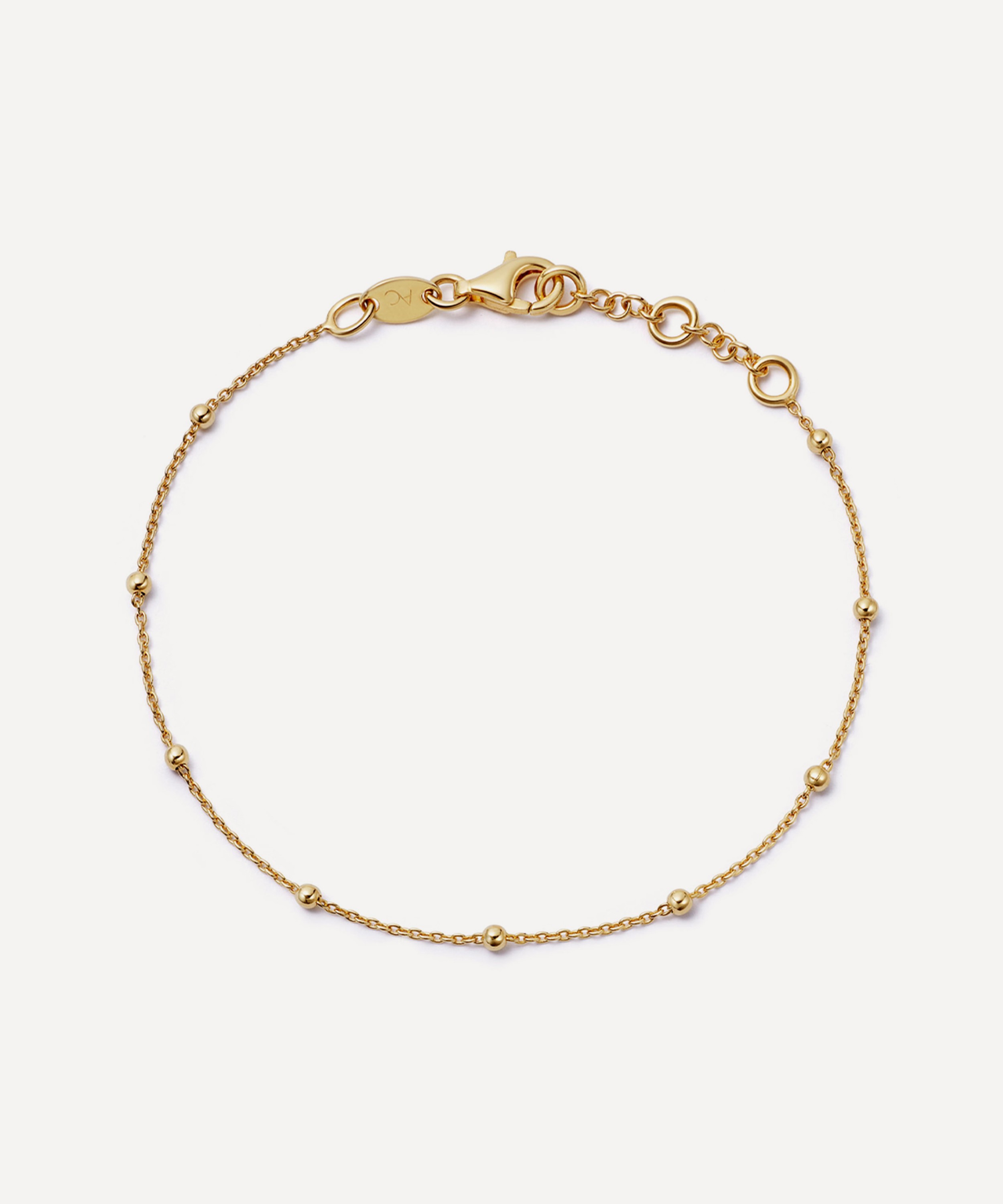 Astley Clarke - 18ct Gold-Plated Aurora Station Bracelet image number 0
