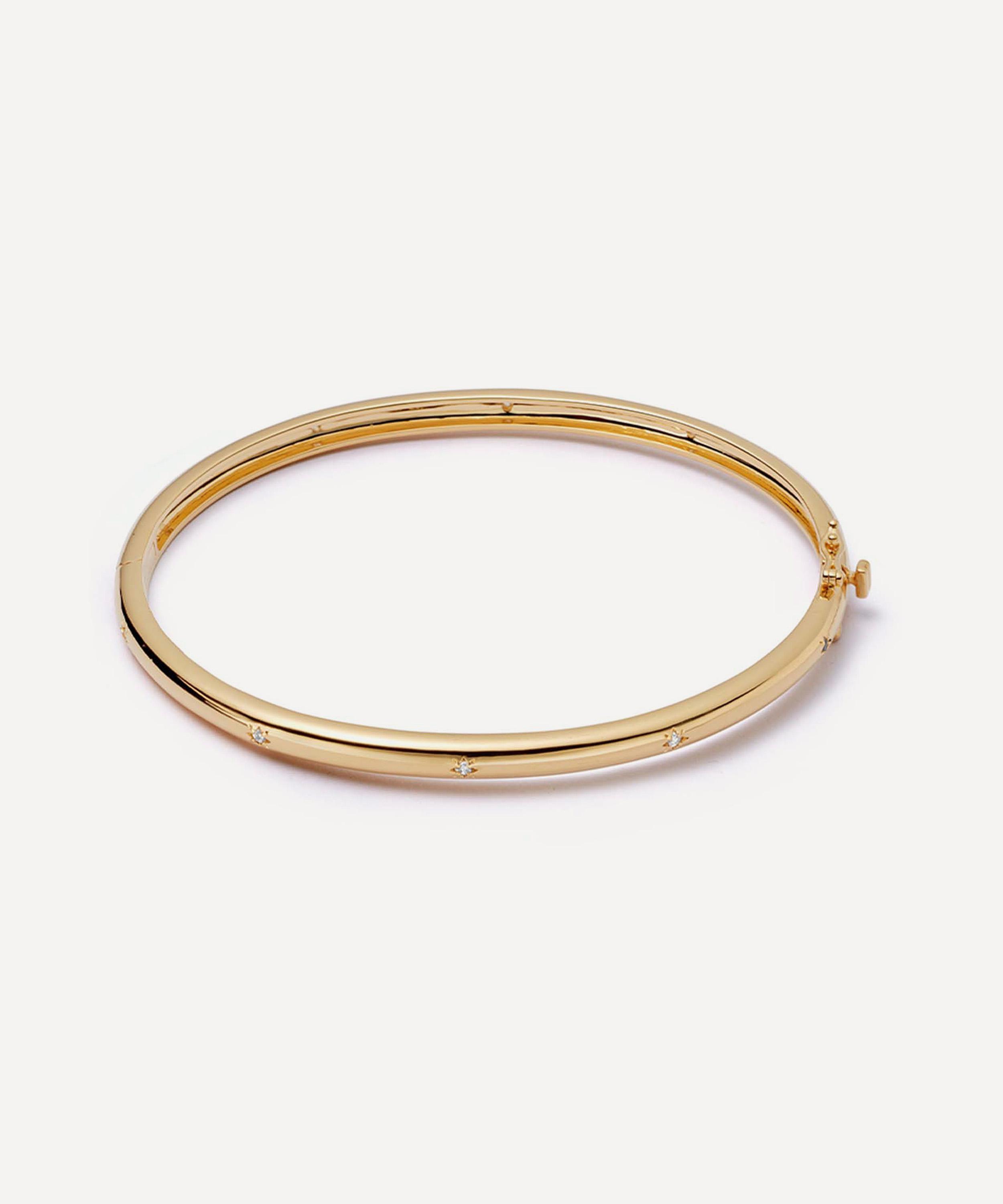 Astley Clarke - 18ct Gold-Plated Vermeil Silver Celestial Orion Bangle Bracelet