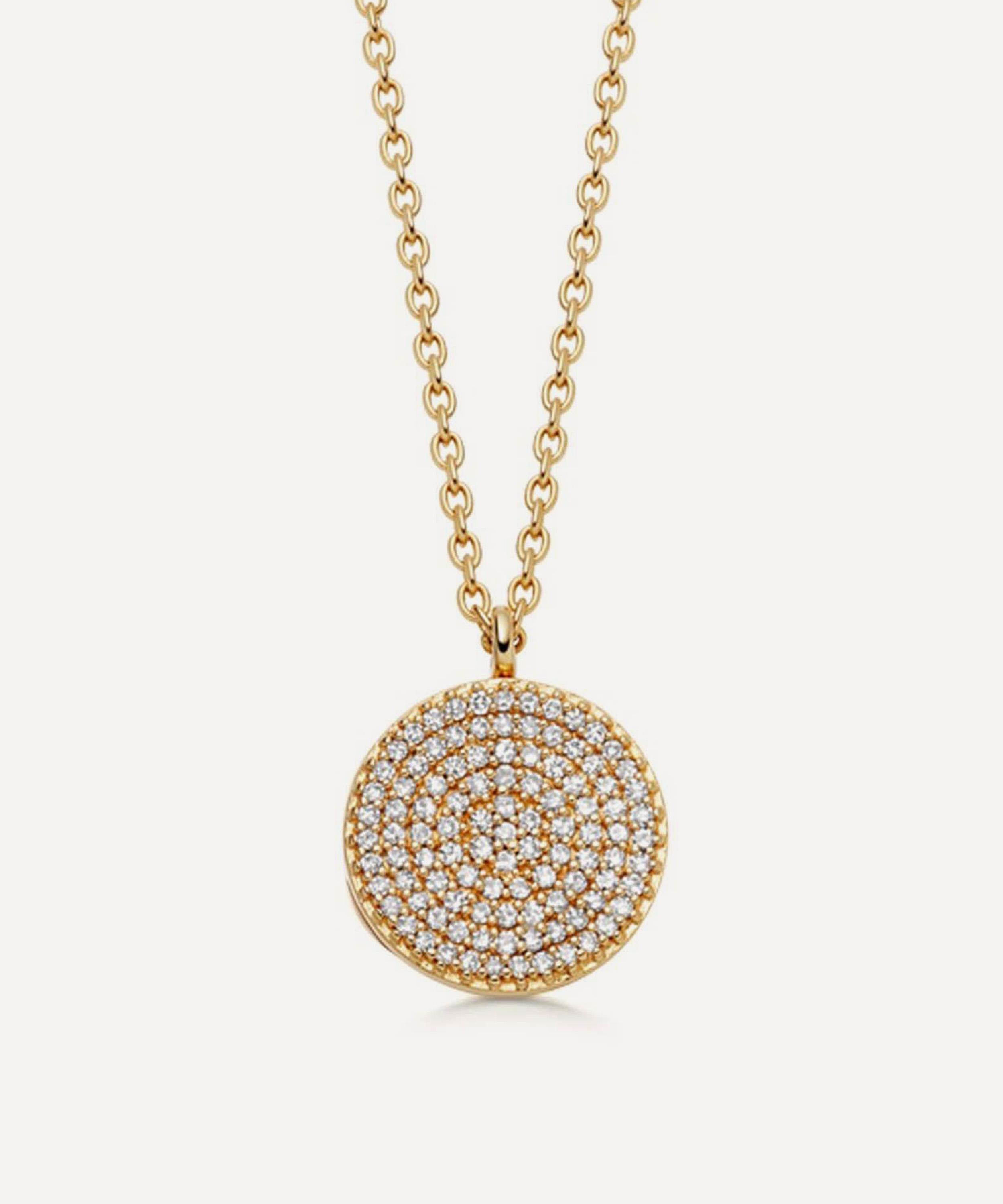 Astley Clarke - 14ct Gold Icon Aura Locket Necklace image number 0