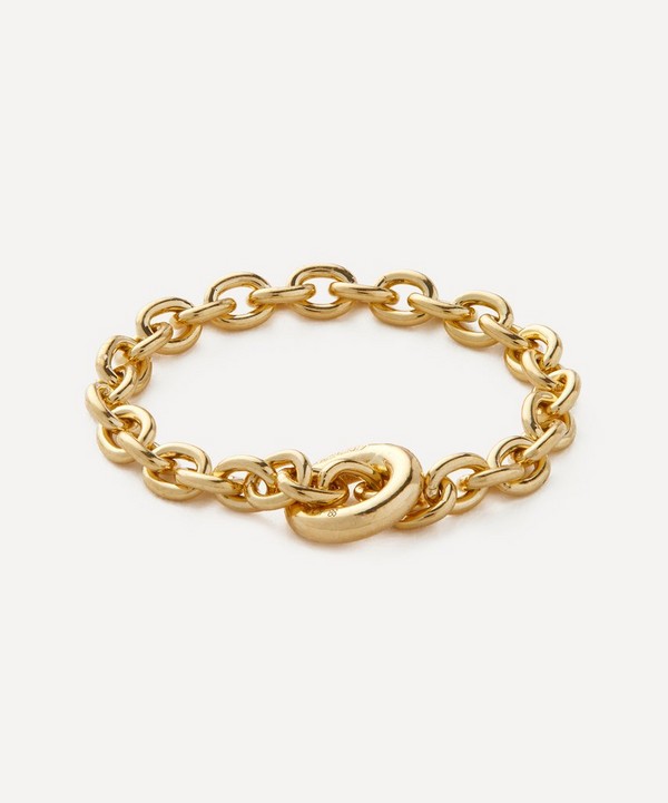 Hirotaka - 18ct Gold All About Basics Chain Ring image number null