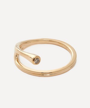 Hirotaka - 10ct Gold Drosera Diamond Band Ring image number 0
