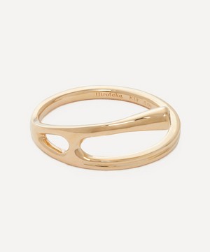 Hirotaka - 10ct Gold Drosera Diamond Band Ring image number 1