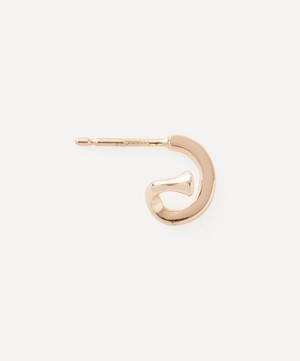 Hirotaka - 10ct Gold Drosera Diamond Hoop Earring Right image number 0