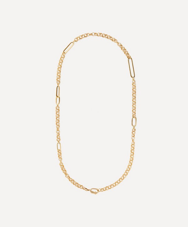 Selim Mouzannar - 18ct Gold Kastak Double Chain Necklace