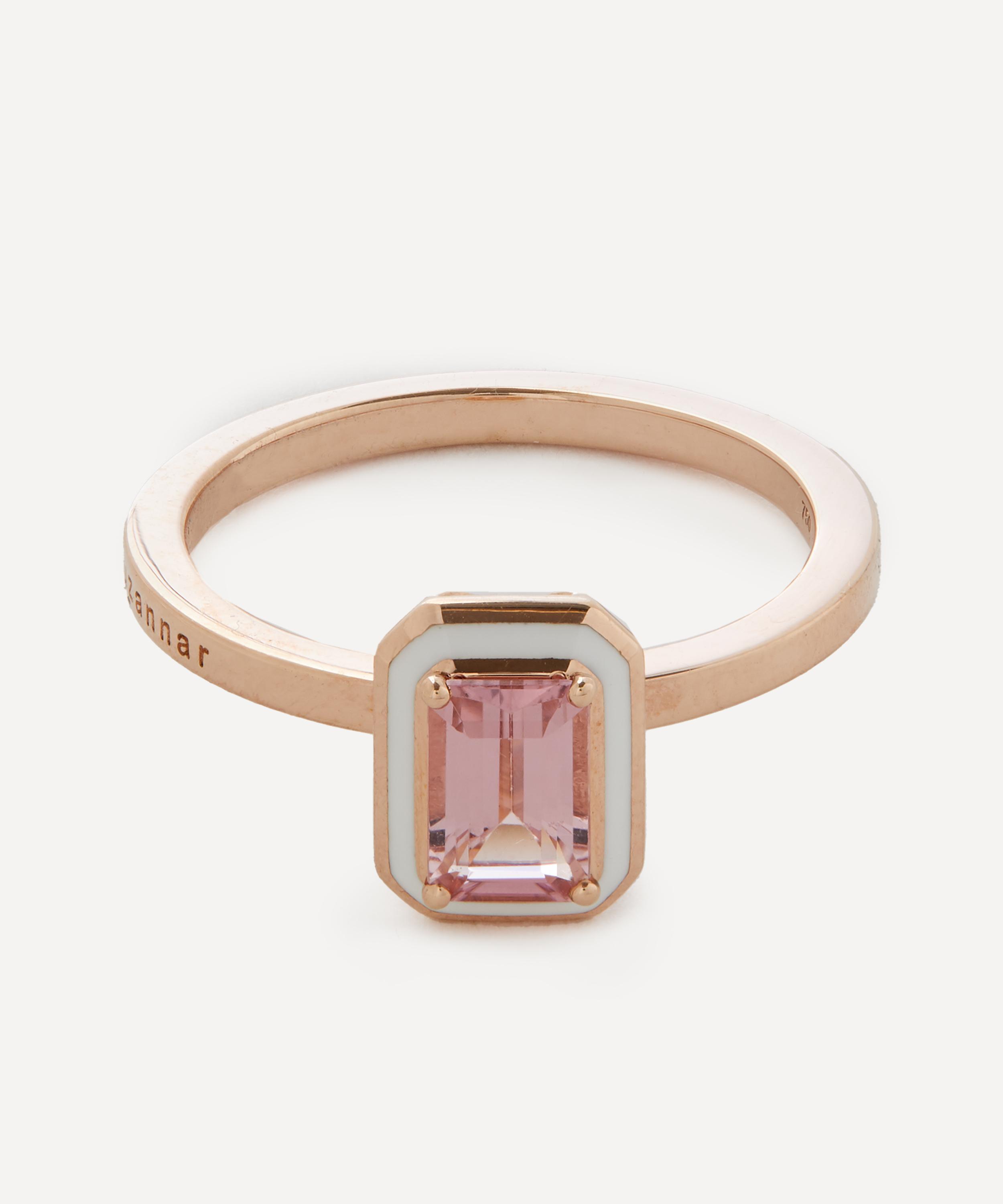 Selim Mouzannar - 18ct Rose Gold Mina Tourmaline Ring image number 0