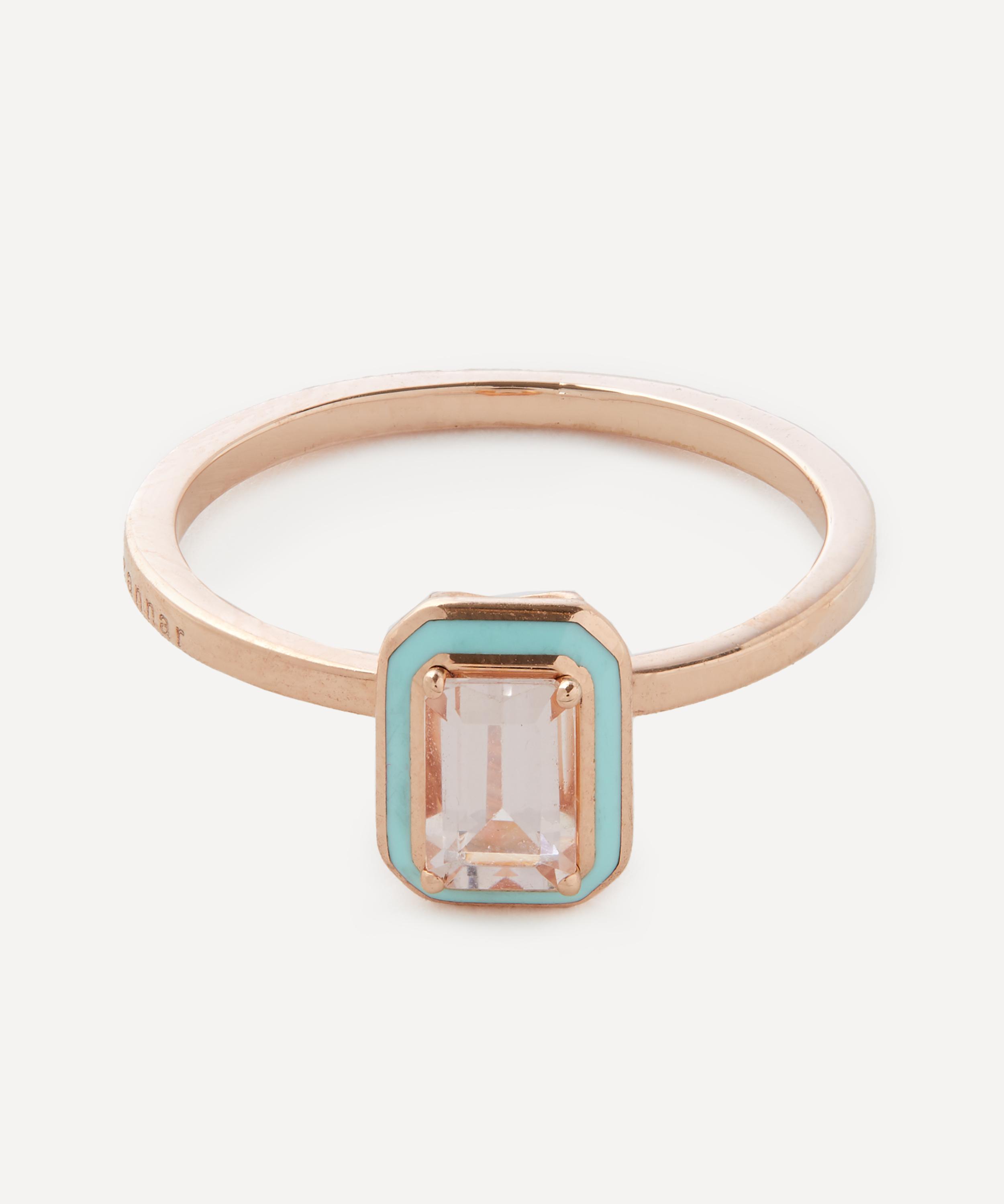 Selim Mouzannar - 18ct Rose Gold Mina Morganite Ring image number 0