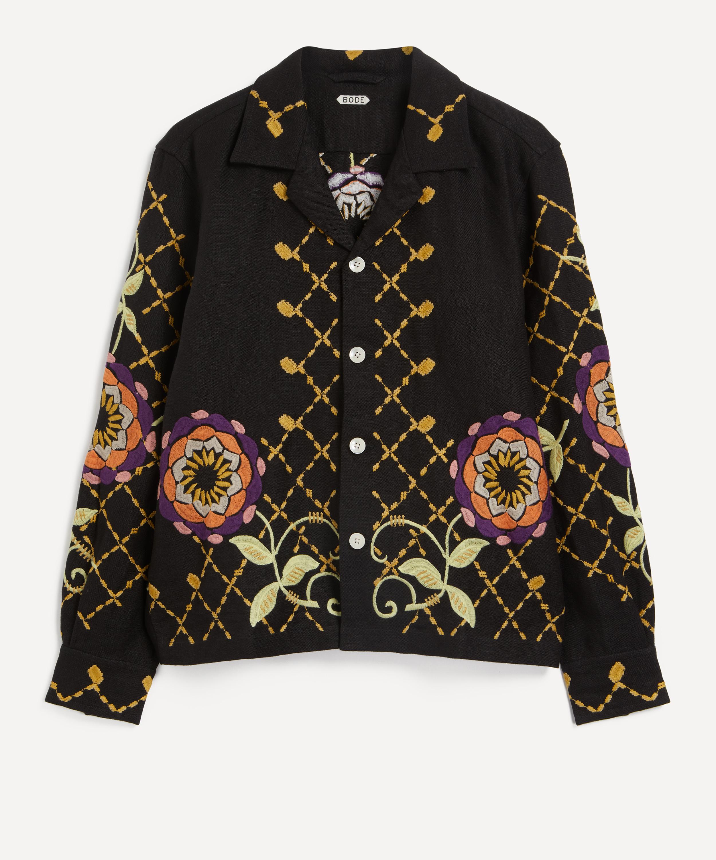 Bode - Floral-Pinwheel Long Sleeve Shirt image number 0