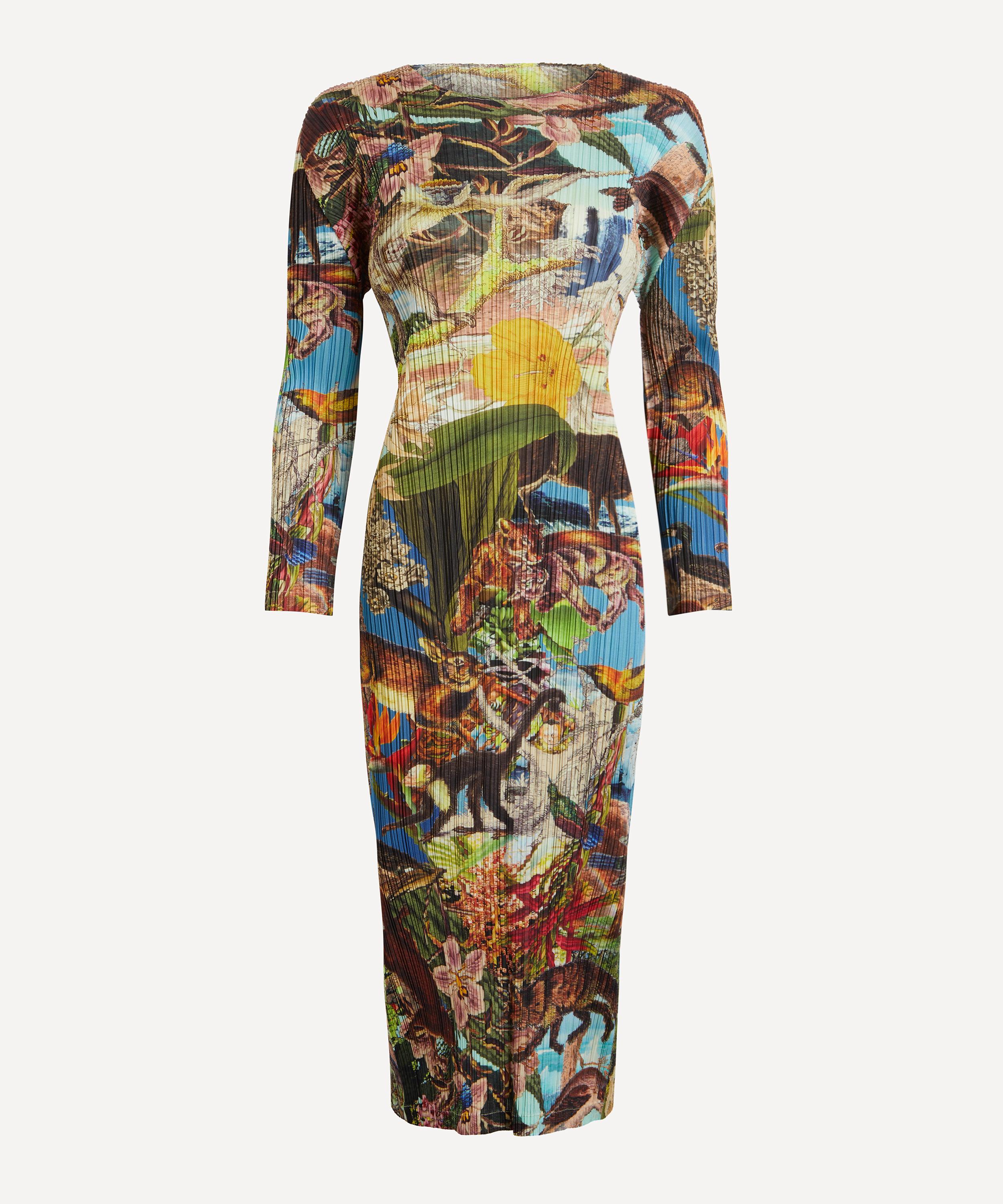 Pleats Please Issey Miyake AURORA JUNGLE Dress | Liberty