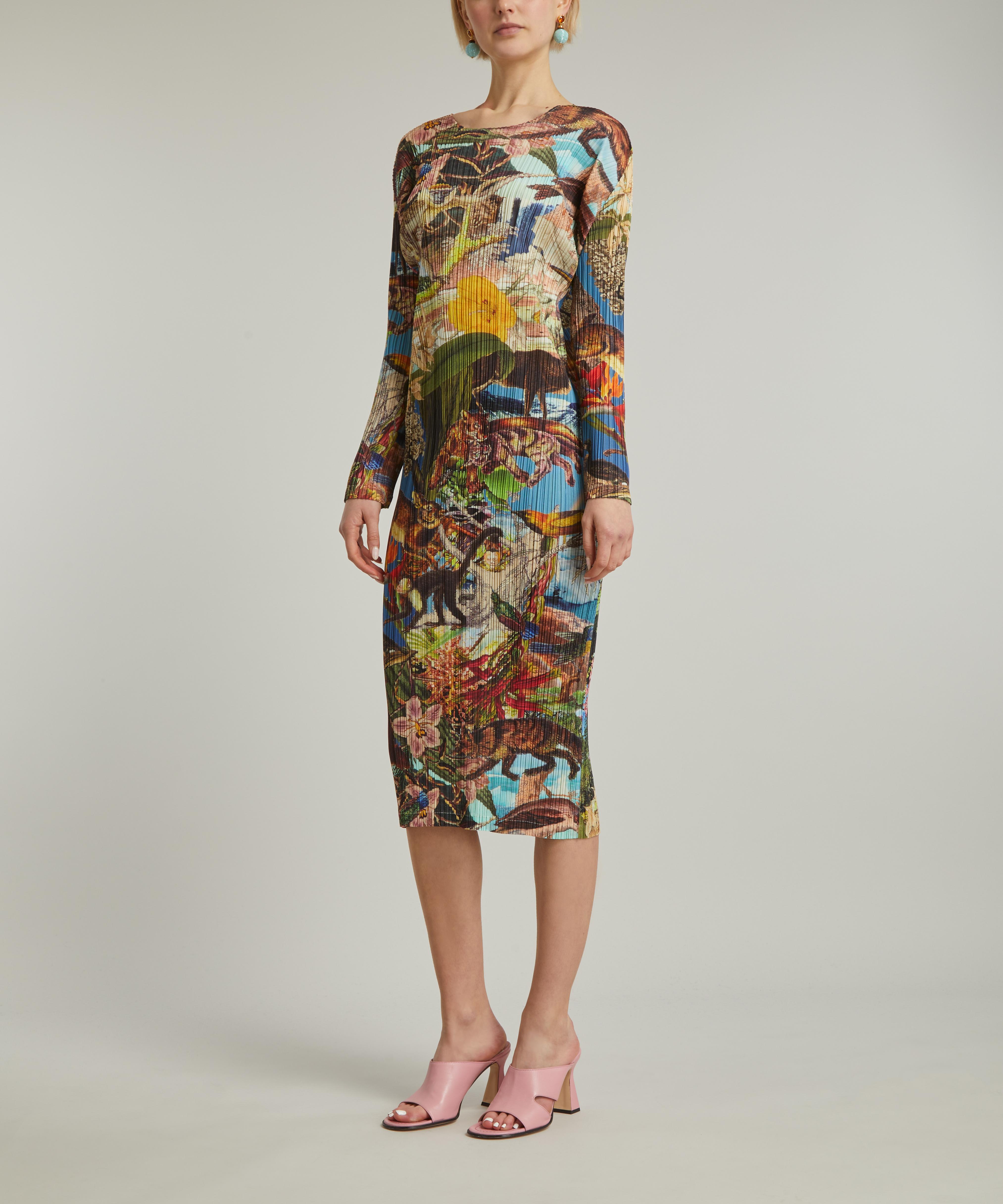 Pleats Please Issey Miyake AURORA JUNGLE Dress | Liberty