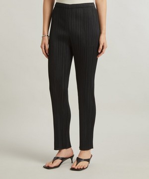 Pleats Please Issey Miyake - Pleated Cropped Trousers image number 2
