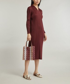 Pleats Please Issey Miyake - MONTHLY COLOURS OCTOBER Long-Sleeve Dress image number 1