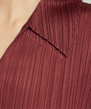 Pleats Please Issey Miyake - MONTHLY COLOURS OCTOBER Long-Sleeve Dress image number 4