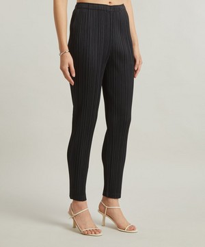 Pleats Please Issey Miyake - THICKER Slim Fit Pleated Trousers 2 image number 2