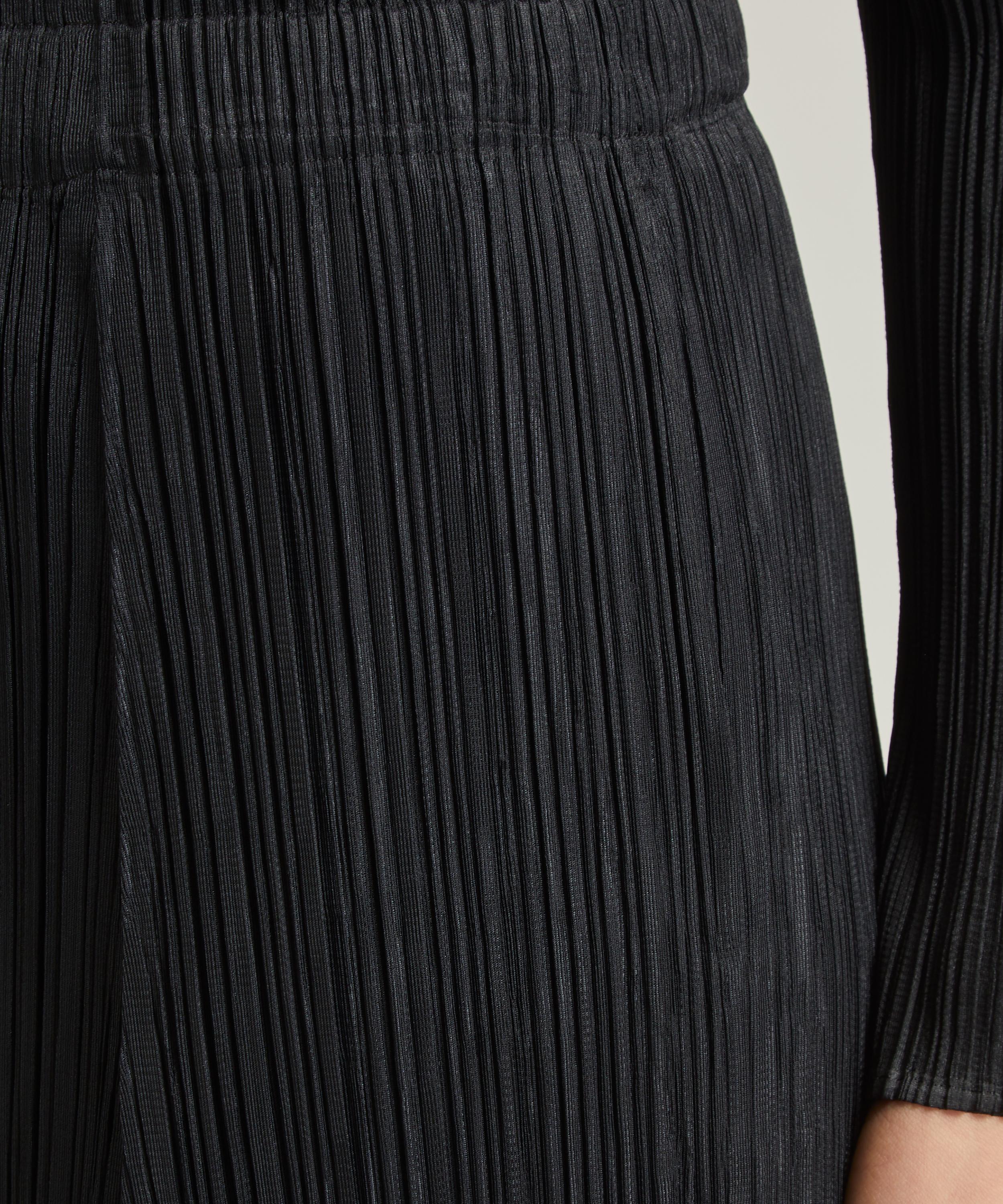 Pleats Please Issey Miyake - THICKER Flared Pleated Trousers 2 image number 4