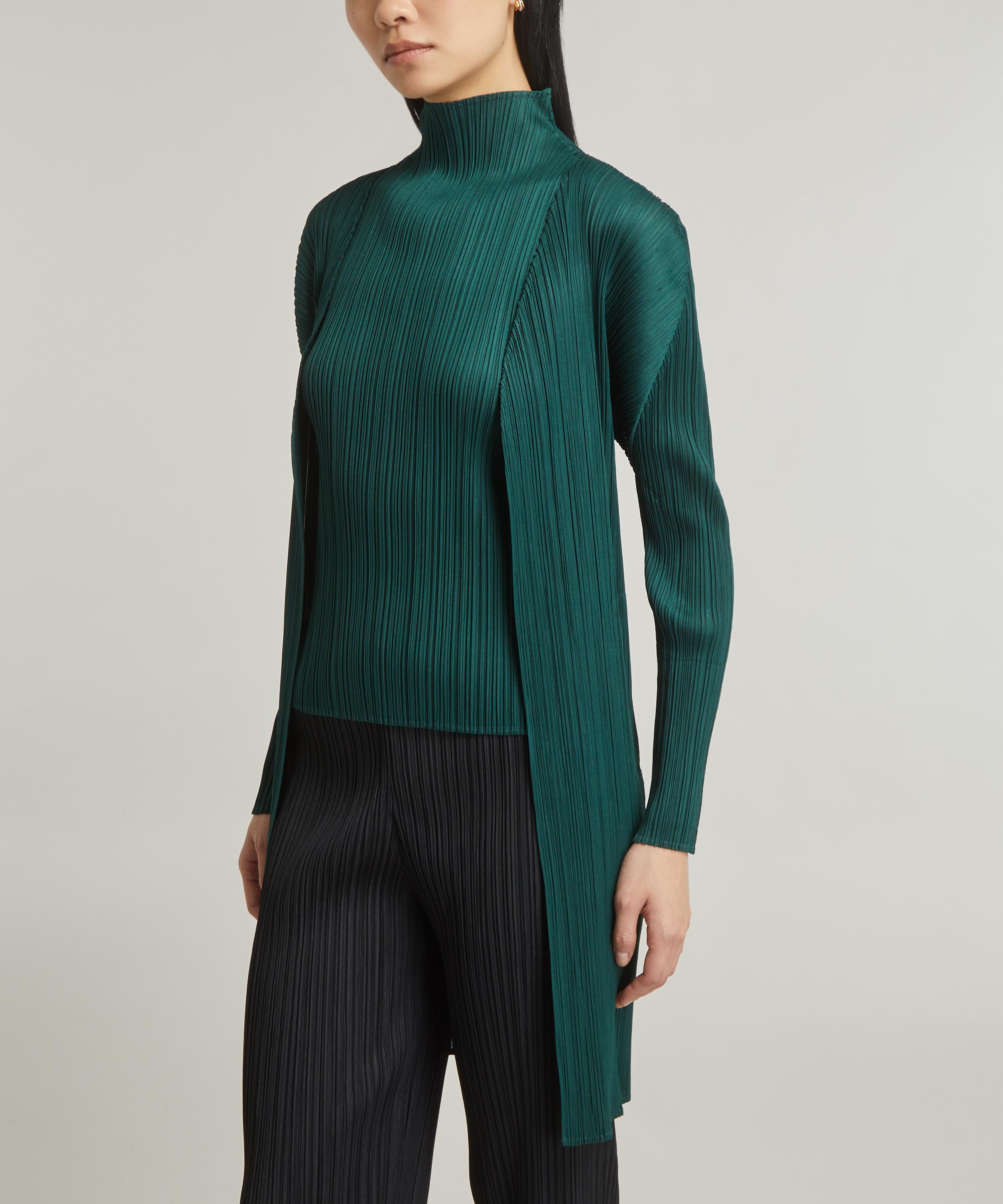 Pleats Please Issey Miyake - MONTHLY COLOURS OCTOBER Pleated Coat image number 2