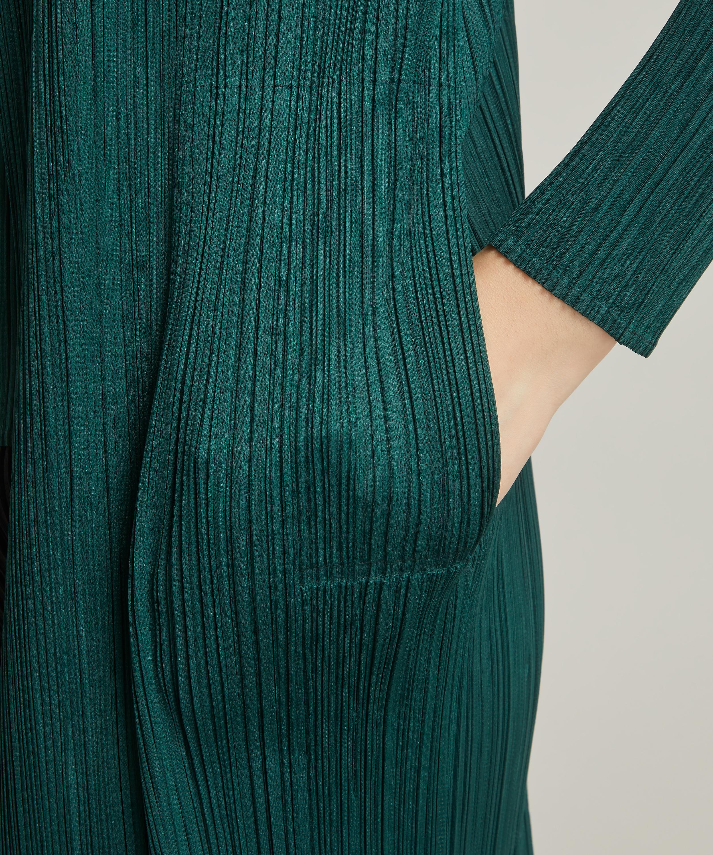 Pleats Please Issey Miyake - MONTHLY COLOURS OCTOBER Pleated Coat image number 4