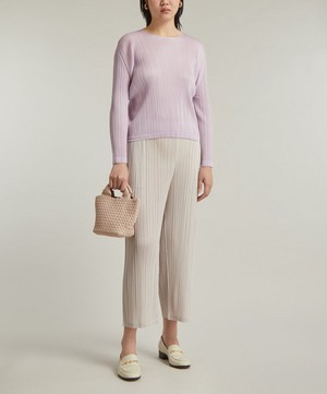 Pleats Please Issey Miyake - MONTHLY COLOURS DECEMBER Pleated Trousers image number 1