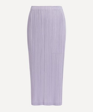 Pleats Please Issey Miyake - MONTHLY COLOURS OCTOBER Pleated Midi Skirt image number 0
