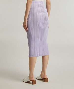 Pleats Please Issey Miyake - MONTHLY COLOURS OCTOBER Pleated Midi Skirt image number 3