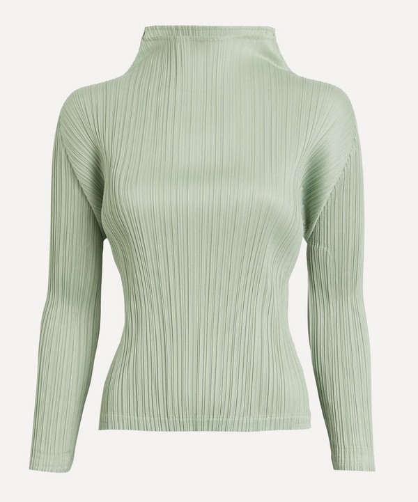 Pleats Please Issey Miyake - MONTHLY COLOURS NOVEMBER Pleated Black Top