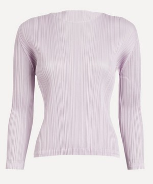 Pleats Please Issey Miyake - MONTHLY COLOURS DECEMBER Pleated Round Neck Top image number 0