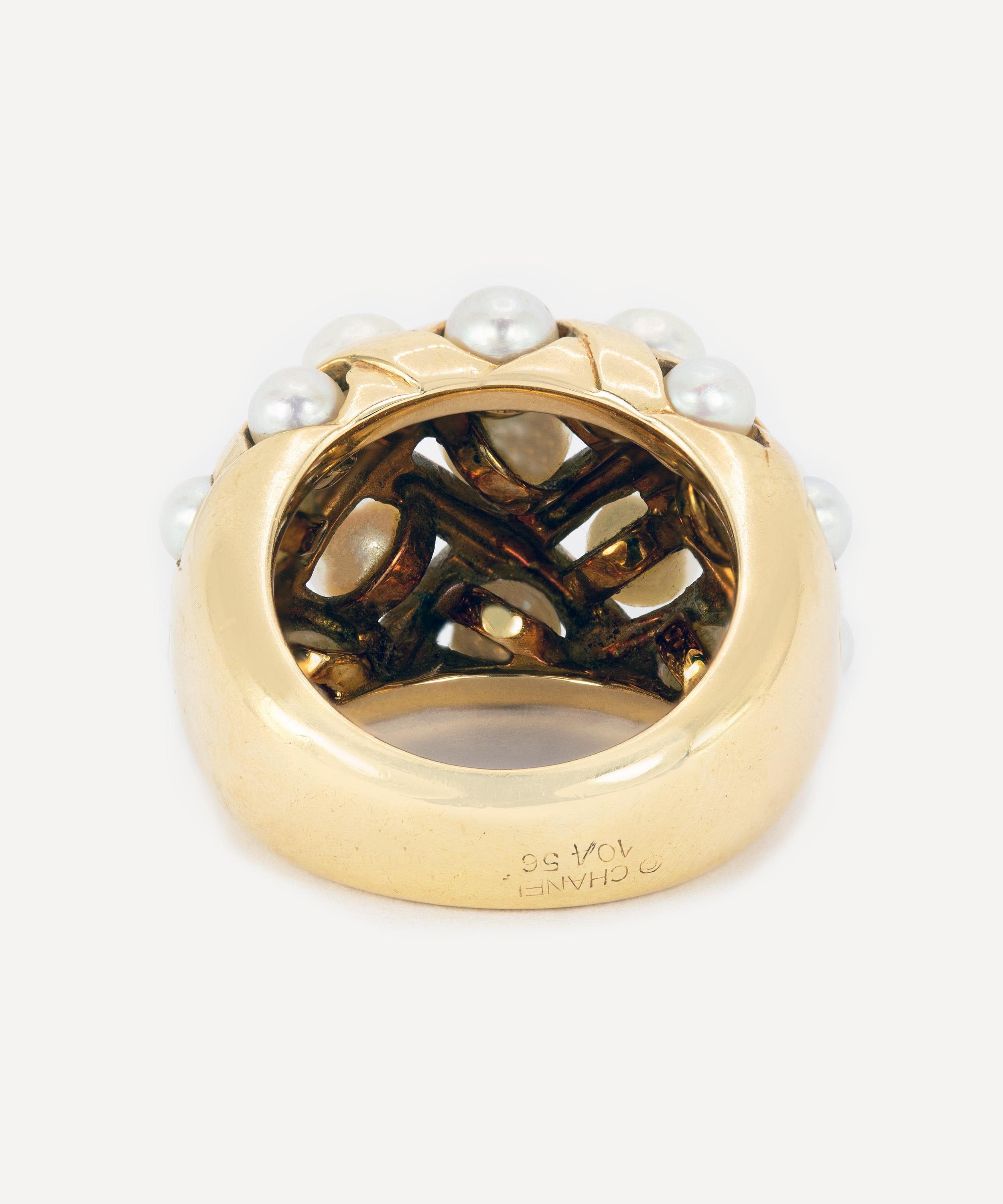 Vintage chanel discount ring