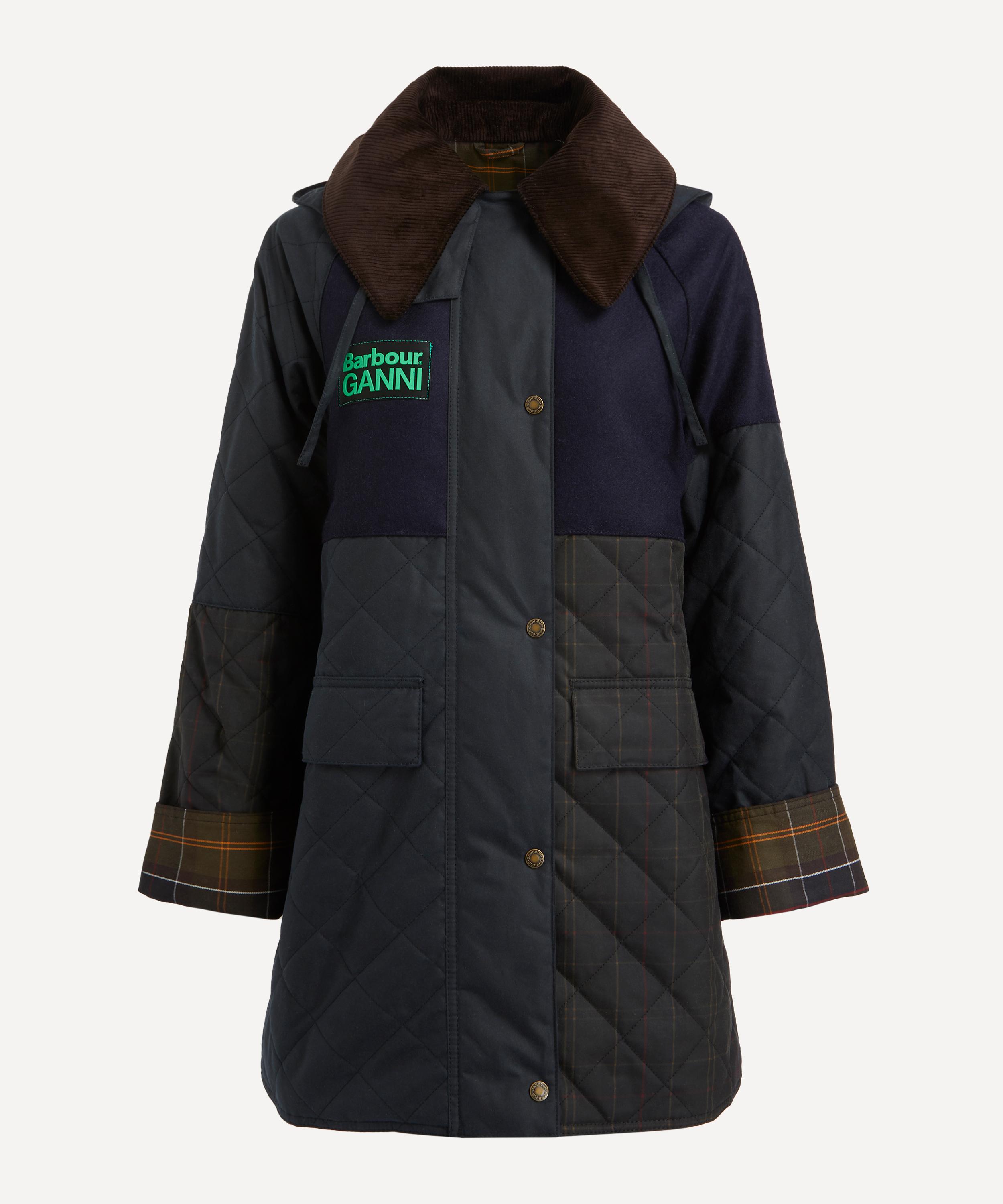 Barbour - x GANNI Burghley Quilted Wax Jacket image number 0