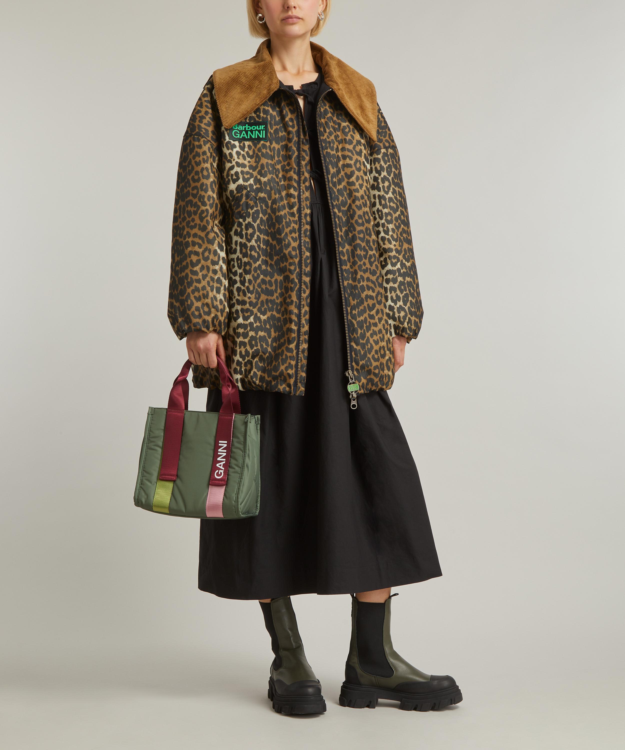 Ganni leopard clearance print coat