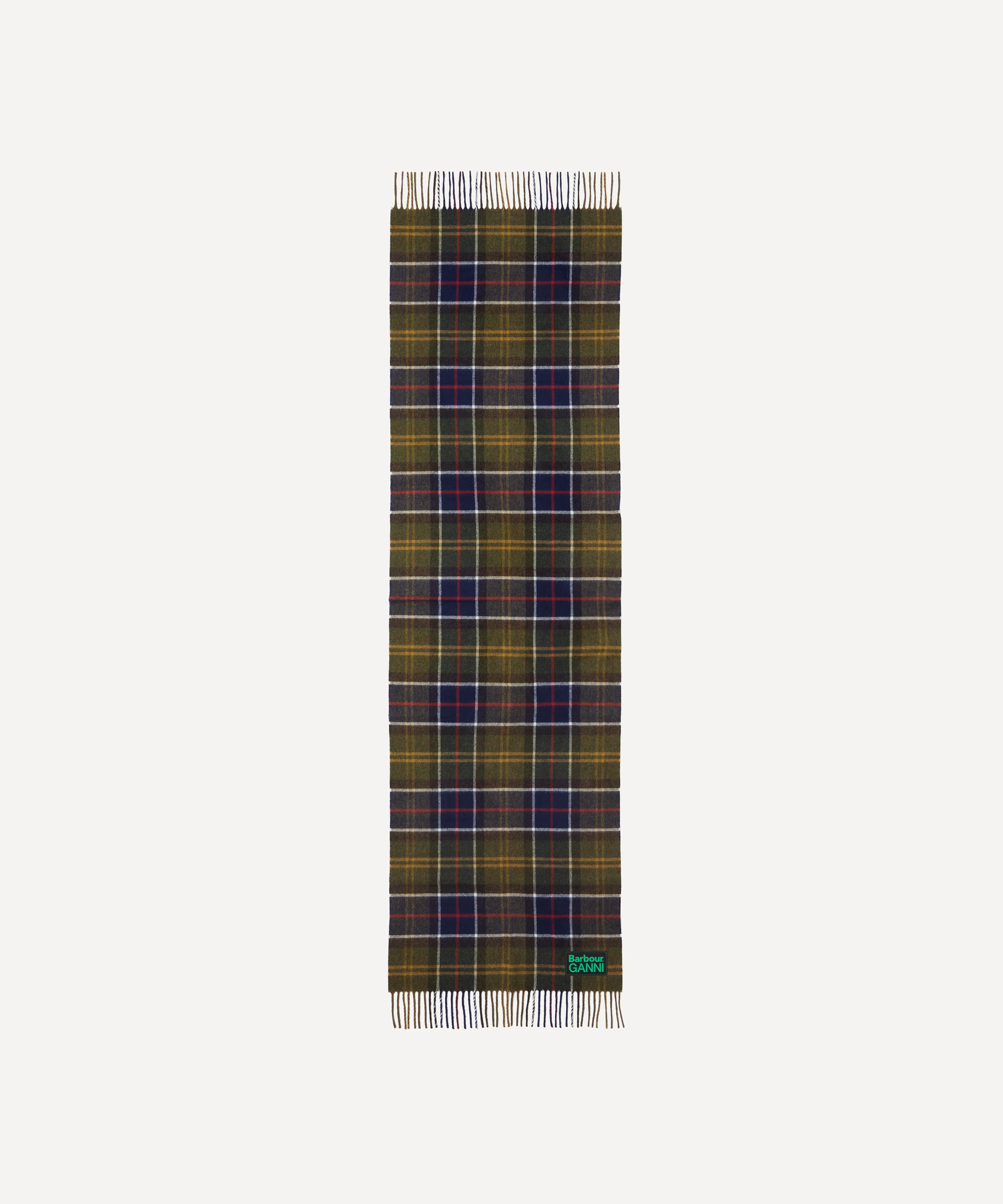 Barbour - x GANNI Tartan Lambswool Scarf  image number 2