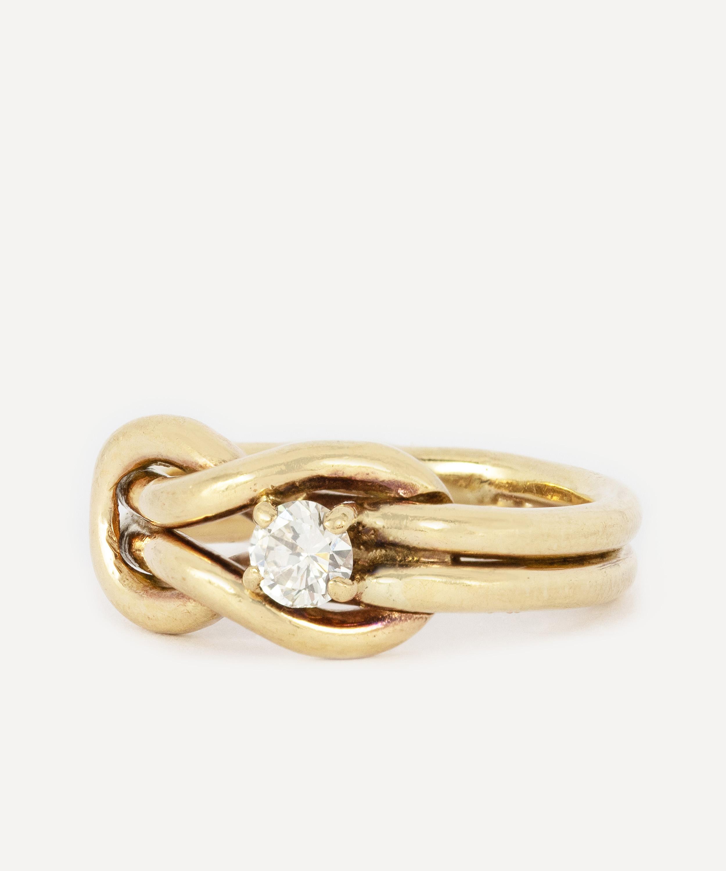 9ct gold clearance knot ring