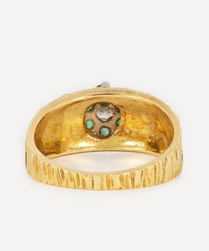 Kojis - 18ct Gold 1960s Emerald and Diamond Ring image number 2