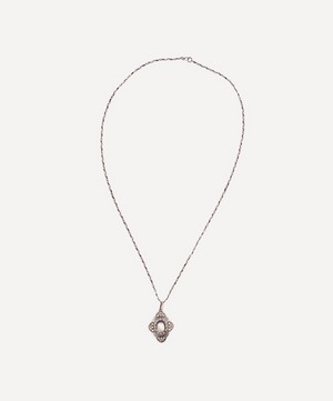 Kojis - Silver Blister Pearl Pendant Necklace image number 1