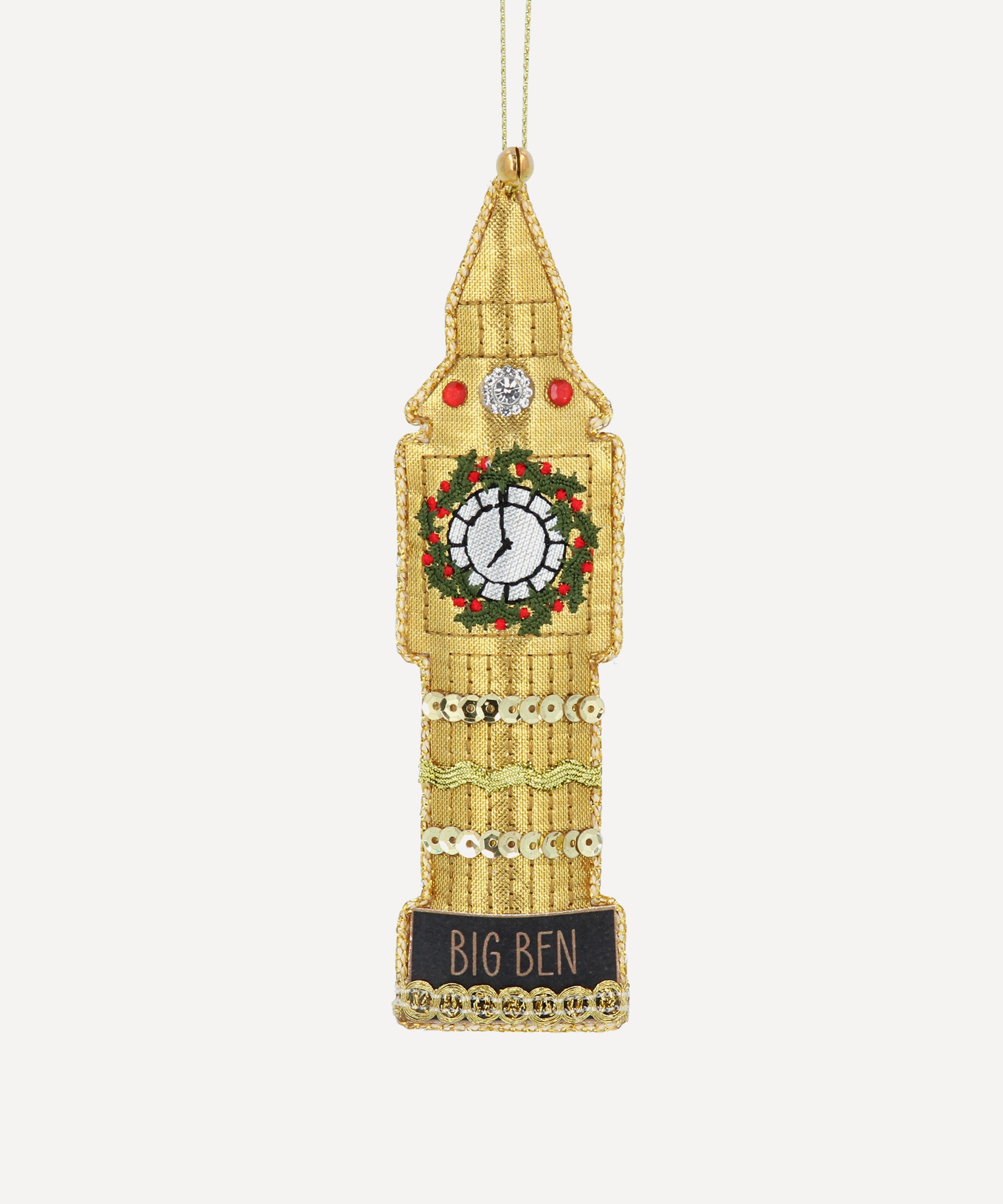 Christmas - Big Ben with Garland Ornament