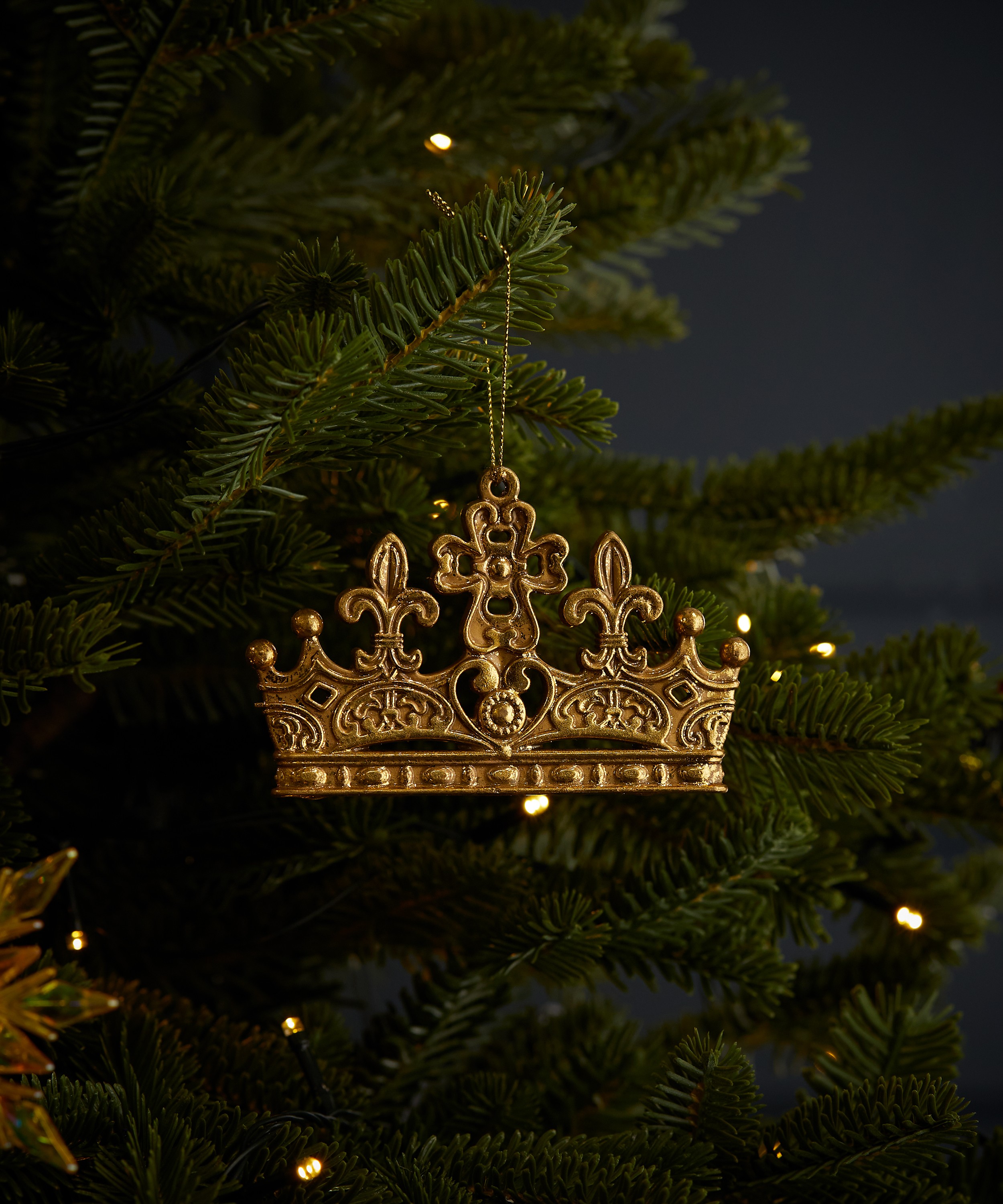 Christmas - Matte Crown Ornament image number 1