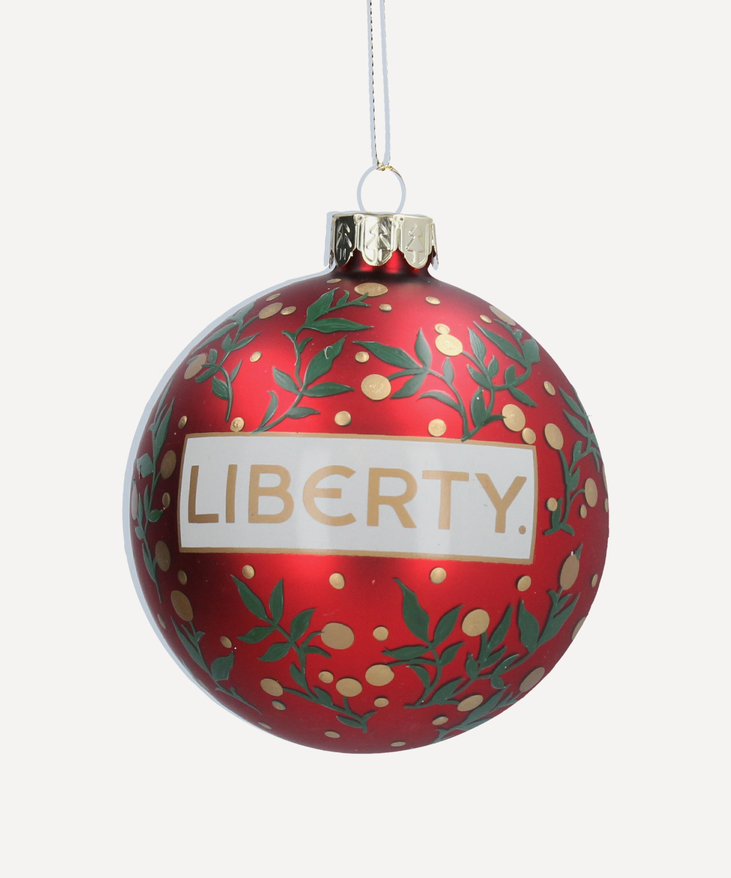 Christmas - Liberty Glass Bauble