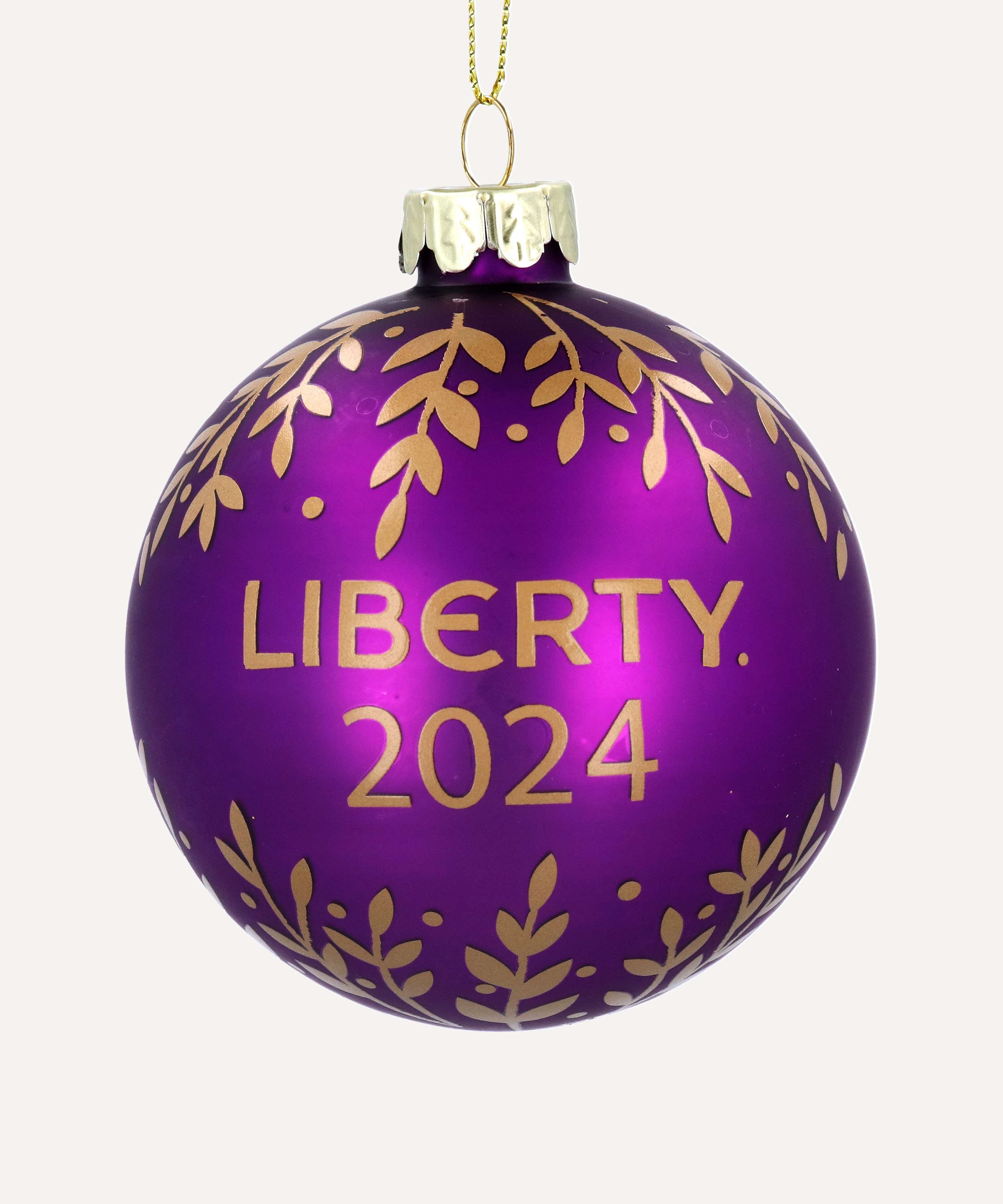 Christmas - Liberty 2024 Glass Bauble image number 0