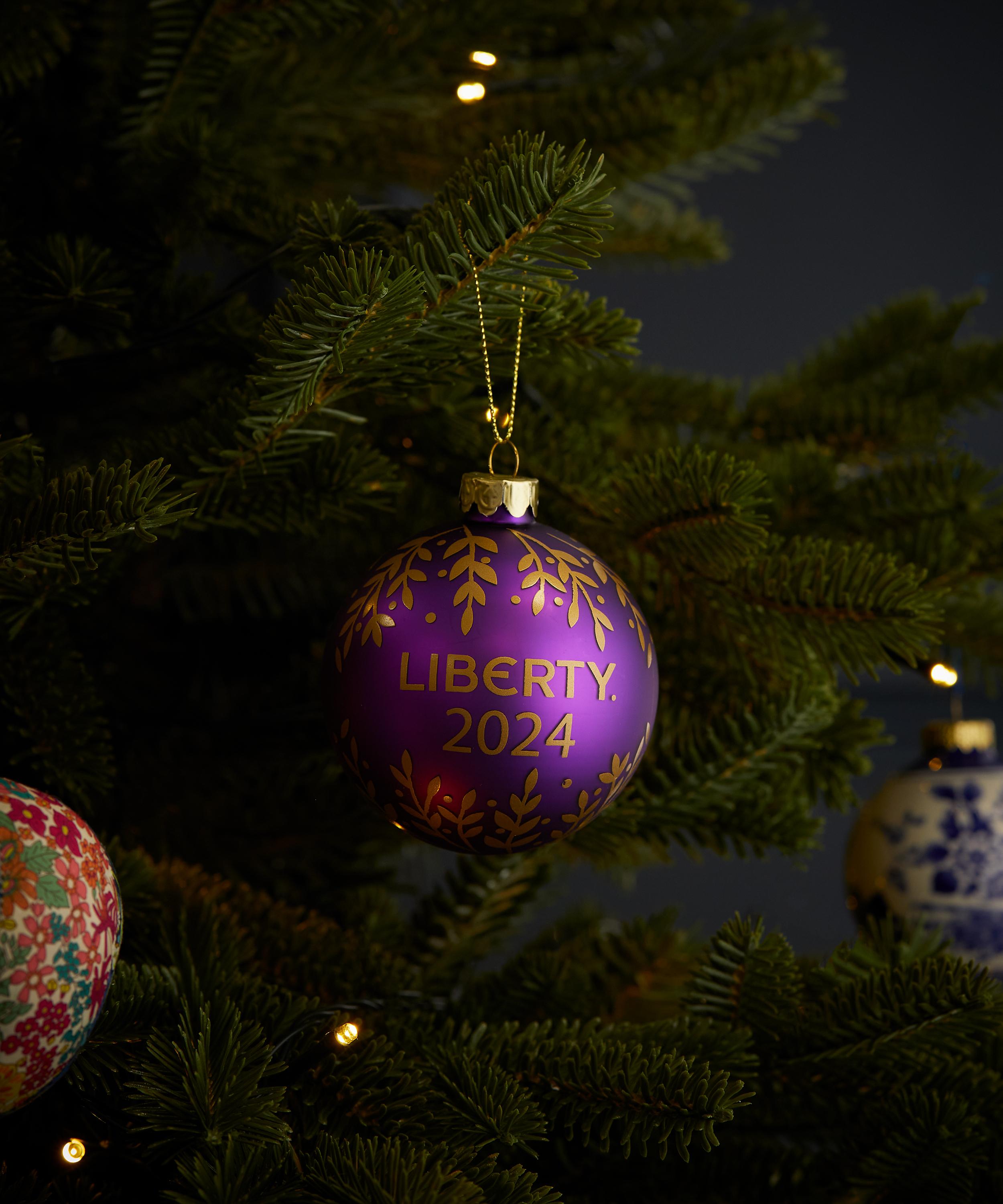 Christmas - Liberty 2024 Glass Bauble image number 0