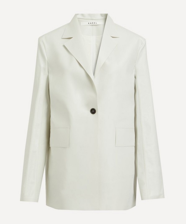 KASSL Editions - Blazer Oil White image number null