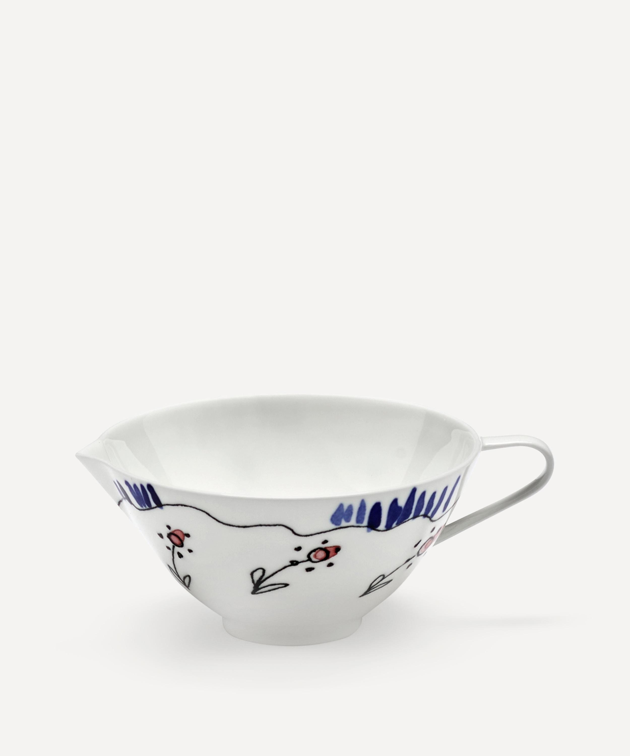 x Marni Anemone Milk set of 2 cappuccino cups and saucers in multicoloured  - Serax