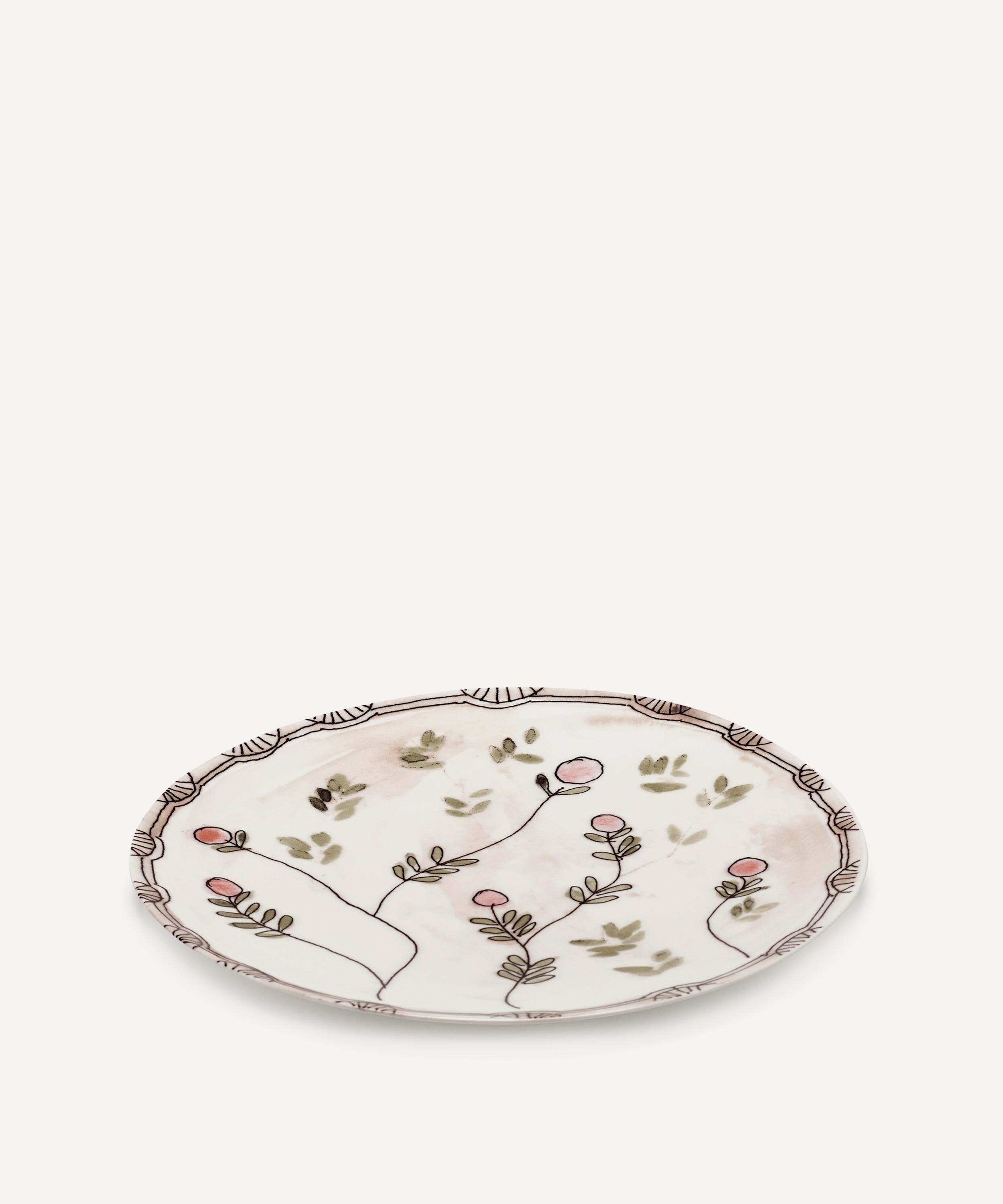 Serax - x Marni Mirtillo Nude Midnight Flowers Large Plate image number 0
